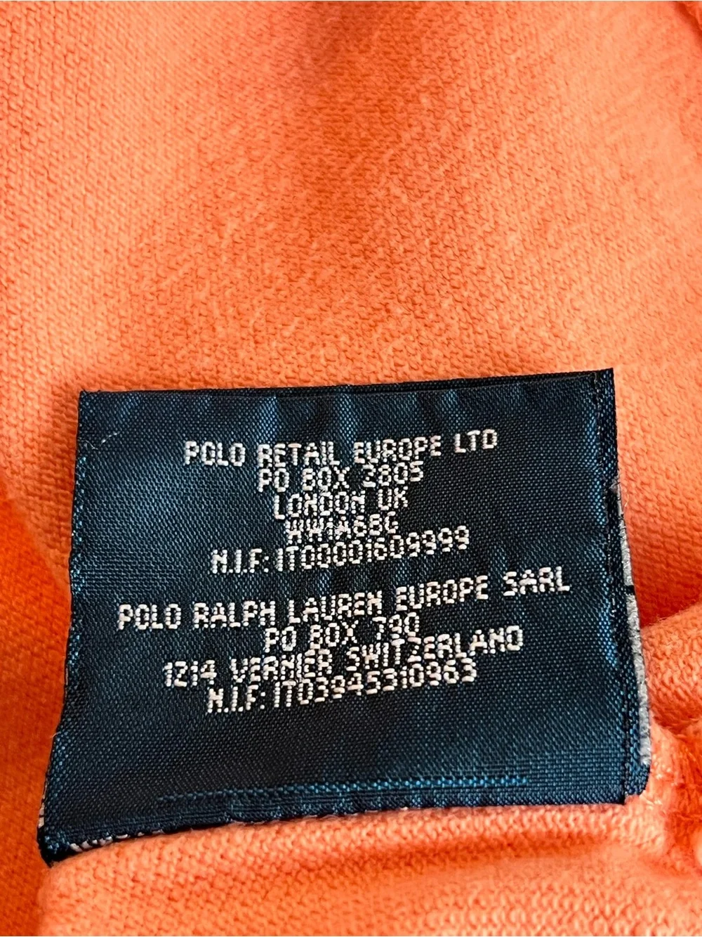 Polo Ralph Lauren Orange Short-Sleeve Polo Boys Shirt Size 20 XL Teal Pony EUC